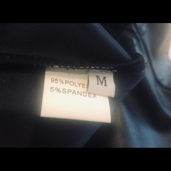 ❌SOLD❌✨NWT✨ BLACK FLORIAN VEGAN LEATHER BRALETTE✨SAVOY ACTIVE - BLACK✨ - Picture 6 of 9